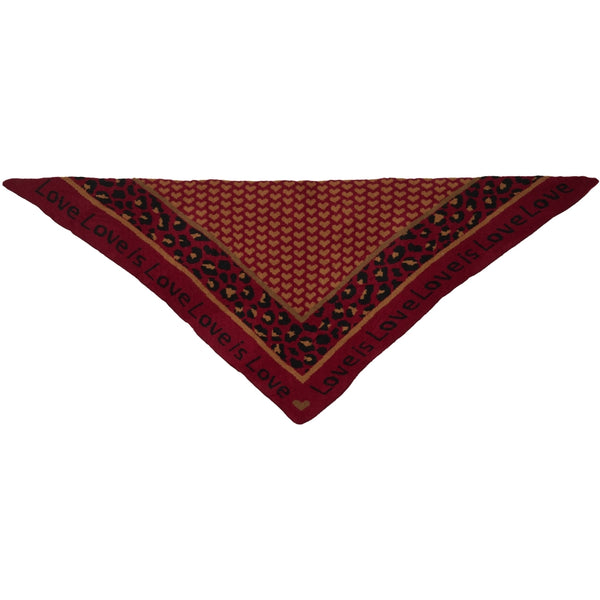 MARTA DU CHATEAU Marta du Chateau dam Scarf MdcClio BA-0746 Scarf DarkRed29