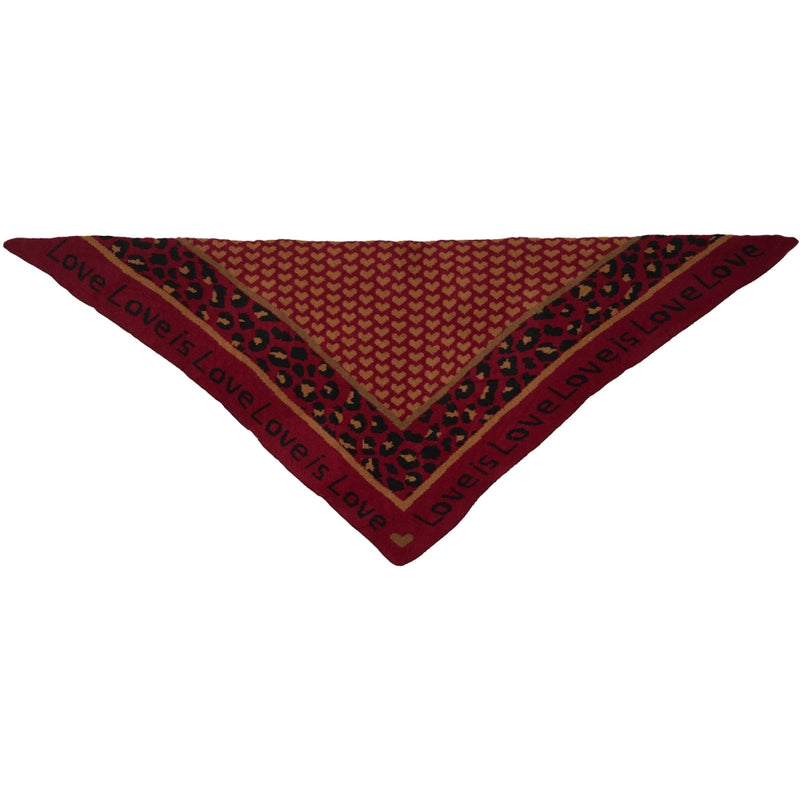 MARTA DU CHATEAU Marta du Chateau dam Scarf MdcClio BA-0746 Scarf DarkRed29
