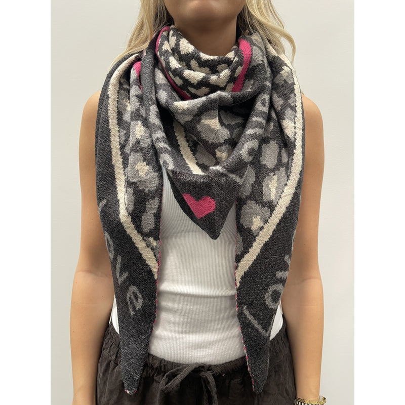 MARTA DU CHATEAU Marta du Chateau dam Scarf MdcClio BA-0746 Scarf Grey5