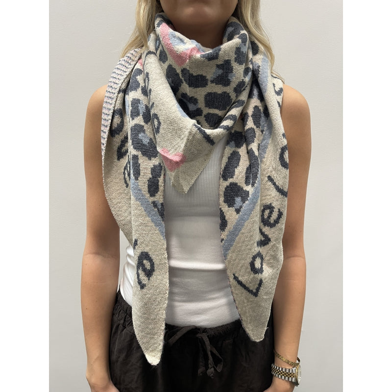 MARTA DU CHATEAU Marta du Chateau dam Scarf MdcClio BA-0746 Scarf SkyBlue14