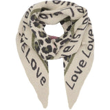 MARTA DU CHATEAU Marta du Chateau dam Scarf MdcClio BA-0746 Scarf beige/green