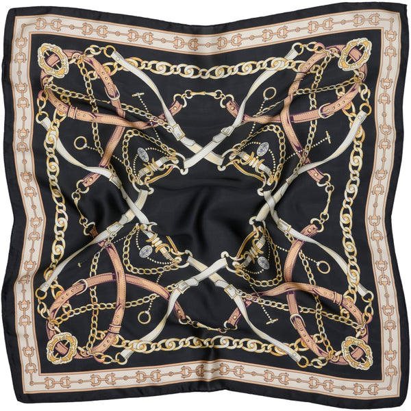 MARTA DU CHATEAU Marta du Chateau dam Scarf MdcJuline FA-Scarf Scarf Black31217