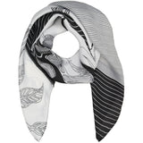 MARTA DU CHATEAU Marta du Chateau dam Scarf MdcJuline FA-Scarf Scarf Black31321-3