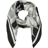 MARTA DU CHATEAU Marta du Chateau dam Scarf MdcJuline FA-Scarf Scarf Black/Grey31324-2