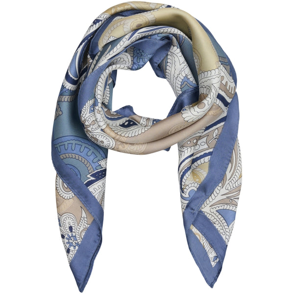 MARTA DU CHATEAU Marta du Chateau dam Scarf MdcJuline FA-Scarf Scarf Blue31232