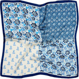 MARTA DU CHATEAU Marta du Chateau dam Scarf MdcJuline FA-Scarf Scarf Blue3874