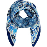 MARTA DU CHATEAU Marta du Chateau dam Scarf MdcJuline FA-Scarf Scarf Blue3874