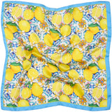 MARTA DU CHATEAU Marta du Chateau dam Scarf MdcJuline FA-Scarf Scarf Blue/Yellow3926