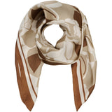 MARTA DU CHATEAU Marta du Chateau dam Scarf MdcJuline FA-Scarf Scarf Brown31324-1