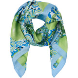 MARTA DU CHATEAU Marta du Chateau dam Scarf MdcJuline FA-Scarf Scarf Green3875