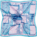 MARTA DU CHATEAU Marta du Chateau dam Scarf MdcJuline FA-Scarf Scarf SkyBlue11120