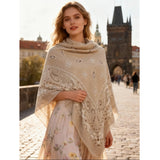 MARTA DU CHATEAU Marta du Chateau dam Scarf MdcLeah FA37258 Scarf Beige