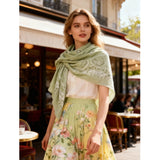MARTA DU CHATEAU Marta du Chateau dam Scarf MdcLeah FA37258 Scarf Light Green