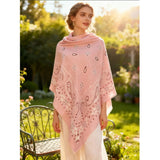 MARTA DU CHATEAU Marta du Chateau dam Scarf MdcLeah FA37258 Scarf Rosa