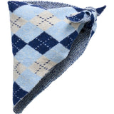 MARTA DU CHATEAU Marta du Chateau dam Scarf MdcMaxi BA-3512 Scarf Navy/Light Blue