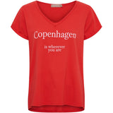 MARTA DU CHATEAU Marta du Chateau dam T-Shirt MdcNorina 22031C T-shirt Red