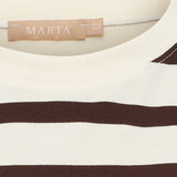MARTA DU CHATEAU Marta du Chateau dam T-shirt MDCSAGE 8577 T-shirt Moro