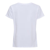 MARTA DU CHATEAU Marta du Chateau dam T-shirt MdcAlvera 84275-1852 T-shirt White/Yellow