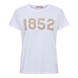 MARTA DU CHATEAU Marta du Chateau dam T-shirt MdcAlvera 84275-1852 T-shirt White/beige