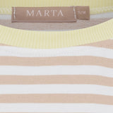 MARTA DU CHATEAU Marta du Chateau dam T-shirt MdcJamila 268402 T-shirt Beige33/Yellow7