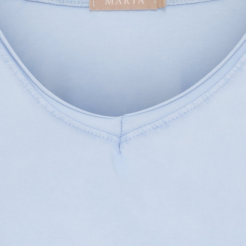 MARTA DU CHATEAU Marta du Chateau dam T-shirt MdcJanna 2436 T-shirt Celeste