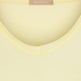 MARTA DU CHATEAU Marta du Chateau dam T-shirt MdcJanna 2436 T-shirt Yellow