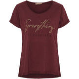 MARTA DU CHATEAU Marta du Chateau dam T-shirt MdcLillian 42005 T-shirt Vino