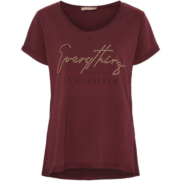 MARTA DU CHATEAU Marta du Chateau dam T-shirt MdcLillian 42005 T-shirt Vino