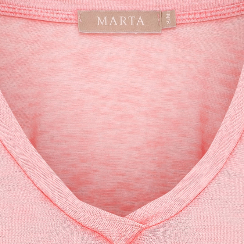 MARTA DU CHATEAU Marta du Chateau dam T-shirt MdcMarianna 22637 T-shirt Corallo