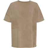 MARTA DU CHATEAU Marta du Chateau dam T-shirt MdcNella 2436/B T-shirt Marrone/Arancio
