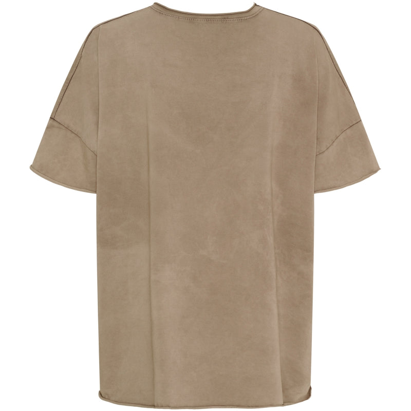 MARTA DU CHATEAU Marta du Chateau dam T-shirt MdcNella 2436/B T-shirt Marrone/Arancio