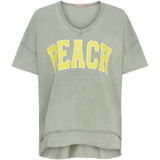 MARTA DU CHATEAU Marta du Chateau dam T-shirt MdcNella 2436/B T-shirt Military/Yellow