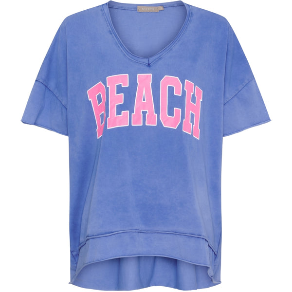 MARTA DU CHATEAU Marta du Chateau dam T-shirt MdcNella 2436/B T-shirt Royal/Fuxia