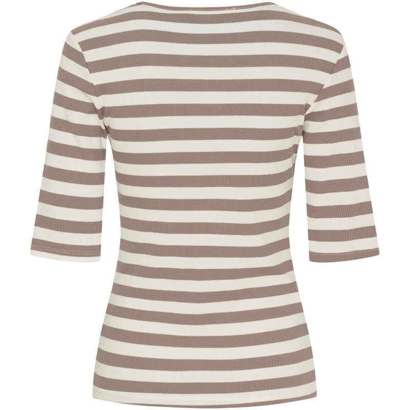 MARTA DU CHATEAU Marta du Chateau dam T-shirt MdcNena 7524 T-shirt Tortora