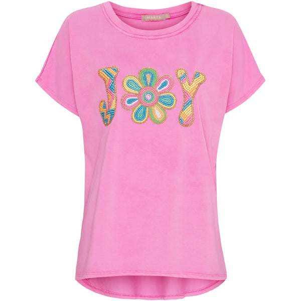 MARTA DU CHATEAU Marta du Chateau dam T-shirt MdcVilja 23049Joy T-shirt Fuxia