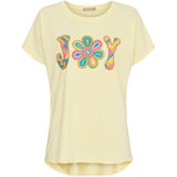 MARTA DU CHATEAU Marta du Chateau dam T-shirt MdcVilja 23049Joy T-shirt Yellow