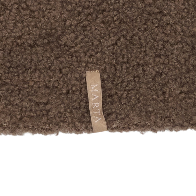 MARTA DU CHATEAU Marta du Chateau dam Teddy balaclava MdcCleore 172-1400-A Scarf Brown