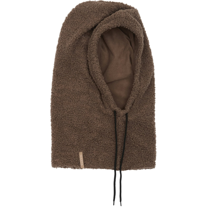 MARTA DU CHATEAU Marta du Chateau dam Teddy balaclava MdcCleore 172-1400-A Scarf Brown