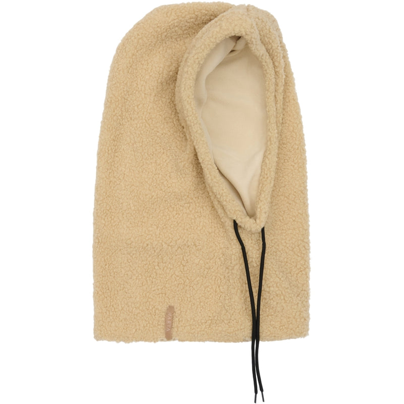 MARTA DU CHATEAU Marta du Chateau dam Teddy balaclava MdcCleore 172-1400-A Scarf Sand