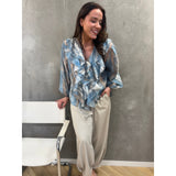 MARTA DU CHATEAU Marta du Chateau dam blus MdcAlena 8108 Shirt JeansGA7884n