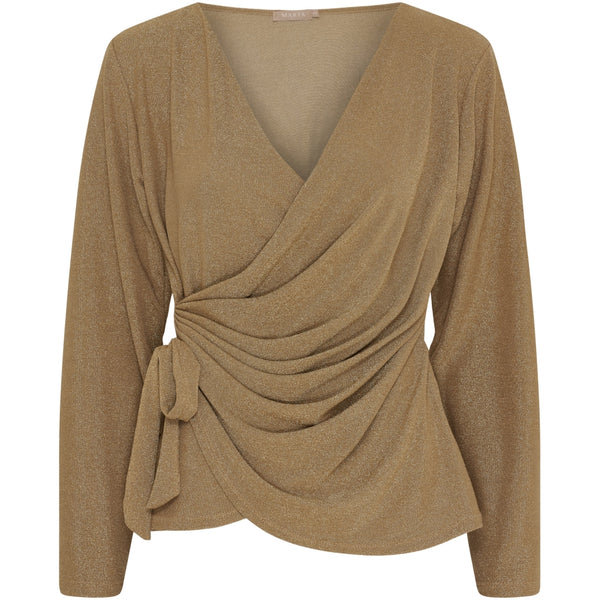 MARTA DU CHATEAU Marta du Chateau dam blus MdcAndi 1612 Blouse Beige