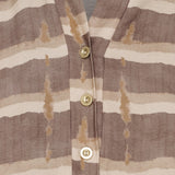 MARTA DU CHATEAU Marta du Chateau dam blus MdcAspen 7704 Shirt Fango