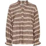 MARTA DU CHATEAU Marta du Chateau dam blus MdcAspen 7704 Shirt Fango