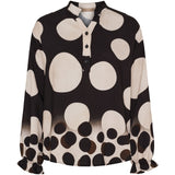 MARTA DU CHATEAU Marta du Chateau dam blus MdcAspen 7704 Shirt NeroEZ552DB