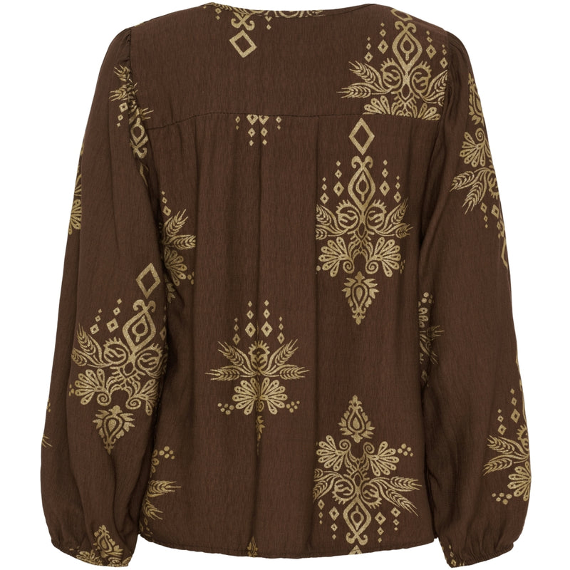 MARTA DU CHATEAU Marta du Chateau dam blus MdcBayleaf 7705 Shirt Moro30