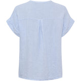 MARTA DU CHATEAU Marta du Chateau dam blus MdcBellissima 86520 Blouse Cielo