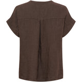 MARTA DU CHATEAU Marta du Chateau dam blus MdcBellissima 86520 Blouse Mocca