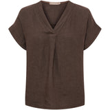 MARTA DU CHATEAU Marta du Chateau dam blus MdcBellissima 86520 Blouse Mocca