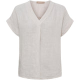 MARTA DU CHATEAU Marta du Chateau dam blus MdcBellissima 86520 Blouse Sabbia