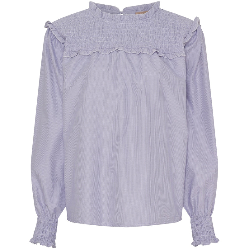 MARTA DU CHATEAU Marta du Chateau dam blus MdcBlossom 7449 Shirt NavyVar3